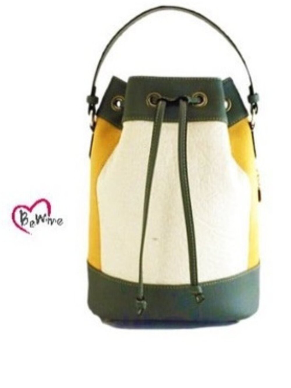 PINATEX🍍Pineapple Leather Bemine bucket Italy